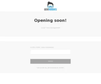 Geekhoodies.com(Create an Ecommerce Website and Sell Online) Screenshot