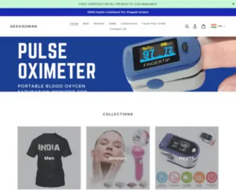 Geekhumans.com(Create an Ecommerce Website and Sell Online) Screenshot