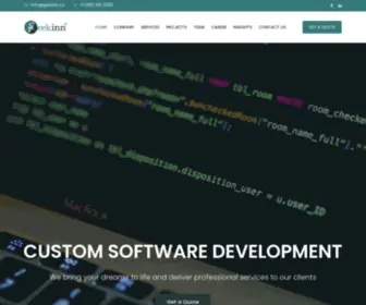 Geekinn.co(Geekinn Pvt Ltd) Screenshot
