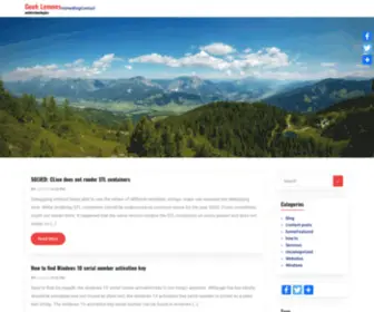 Geeklemons.com(Geek Lemons) Screenshot
