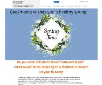 Geekmatics.com(Best computer & cell phone repair) Screenshot