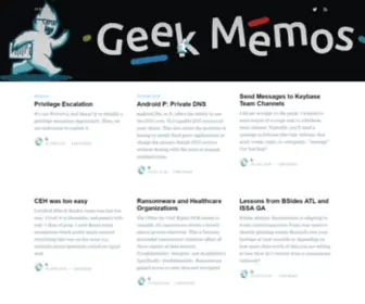 Geekmemos.com(Geekmemos) Screenshot