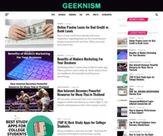 Geeknism.com(Learn from Geeks) Screenshot