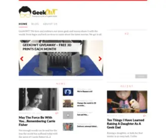 Geekowt.com(News, Tech Reviews, Movies and all things Geek) Screenshot