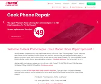 Geekphonerepair.co.nz(Cheap Mobile Phone Repair) Screenshot
