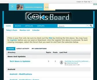 Geeks-Board.com(Geeks-Board Discussion Forum) Screenshot
