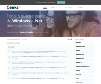 Geeks.ms(Lo que los geeks de Windows y .Net tienen que contar) Screenshot