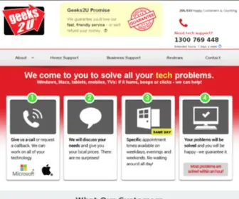Geeks2U.com.au(Computer Repairs) Screenshot