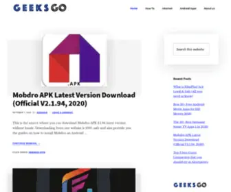 Geeksgo.net(The #1 Blog for Mobile) Screenshot