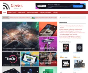 Geeksinsider.com(Geeksinsider) Screenshot