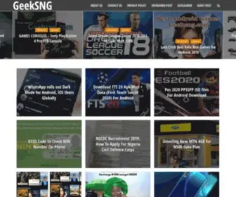 Geeksng.com(Download Games) Screenshot