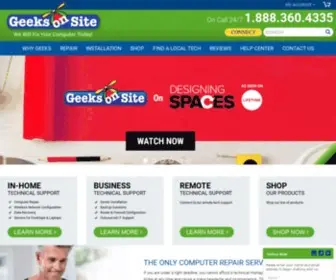 Geeksonsite.com(Geeks on Site Technician) Screenshot