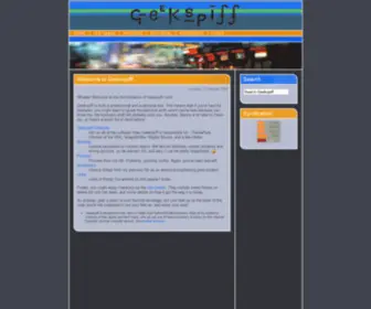 Geekspiff.com(Home) Screenshot