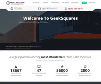 Geeksquares.com(Geeksquares) Screenshot
