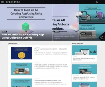 Geeksread.com(Learn to code for free) Screenshot