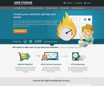 Geekstorage.com(Affordable, Performance Web Hosting) Screenshot