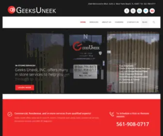 Geeksuneek.com(Geeks Uneek Computer & Laptop Repair and Services) Screenshot