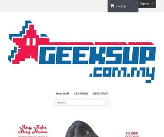 Geeksup.com.my(Comics & Pop) Screenshot