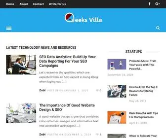 Geeksvilla.com(Tech news) Screenshot