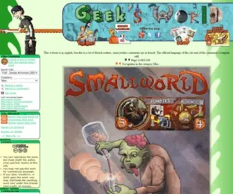 GeeksWorld.org(An Online Comic) Screenshot