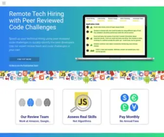 Geektastic.com(Technical Assessment & Code Challenge Platform) Screenshot