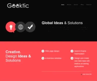 Geektic.com.tw(平面設計) Screenshot