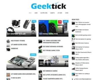 Geektick.com(Geektick) Screenshot