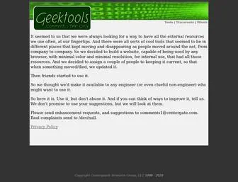 Geektools.com(Geektools) Screenshot