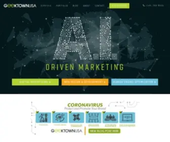Geektownusa.com(Web Design and SEO Company Detroit) Screenshot