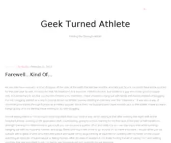 Geekturnedathlete.com(Geek Turned Athlete) Screenshot