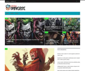 Geekuniverse.com.br(Geek Universe Brasil) Screenshot