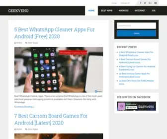 Geekveno.com(Dedicated to Geeks) Screenshot