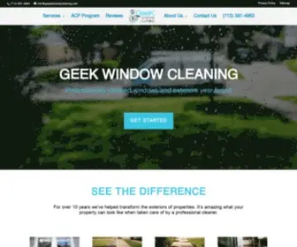 Geekwindowcleaning.com(Window Cleaning Services) Screenshot