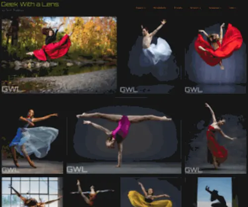 Geekwithalens.com(Geek With a Lens Photography specializing in Dance) Screenshot