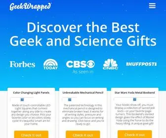 Geekwrapped.com(Unique Geek & Science Gifts) Screenshot