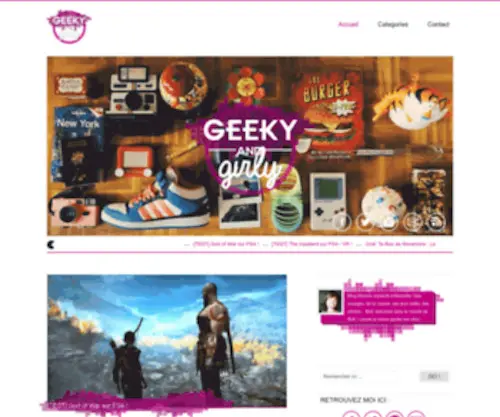 Geekyandgirly.fr(Geeky And Girly) Screenshot