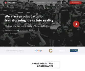 Geekyants.services(Custom web development company) Screenshot
