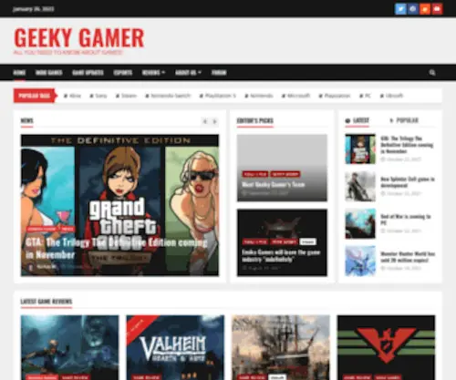 Geekygamer.net(Geekygamer) Screenshot