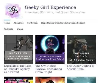 Geekygirlexperience.com(Geeky Girl Experience) Screenshot