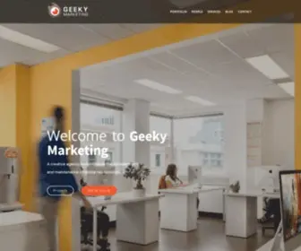 Geekymarketing.com(Geeky Marketing) Screenshot