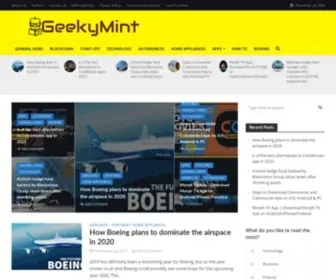 Geekymint.com(Home – GeekyMint) Screenshot
