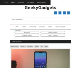 Geekymobilegadgets.com(九五至尊网址) Screenshot