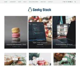 Geekystack.com(The awesome computer science and programming articles) Screenshot