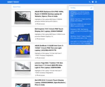 Geekytechy.net(Geeky Techy) Screenshot