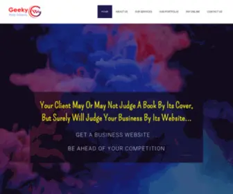 Geekywebwizards.com(Best Web Designing and Development Company in Hyderabad) Screenshot