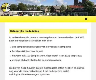Geel-WIT.nl(S.v) Screenshot