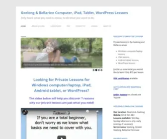 Geelongcomputerlessons.com(Geelong Computer Lessons) Screenshot