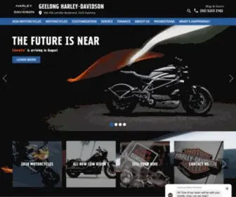 Geelongharley-Davidson.com.au(Geelong Harley) Screenshot