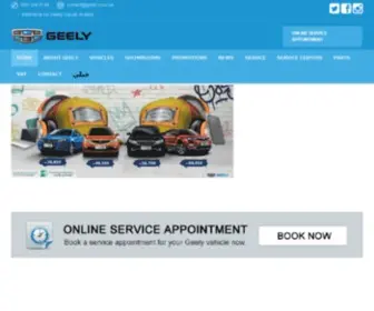 Geely.com.sa(Geely KSA) Screenshot