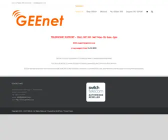 Geenet.co.za(Internet) Screenshot